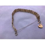 9ct Gold Bracelet - 7gms