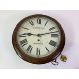 Wall Clock - E Grimes & Co of Bideford, North Devon - Working