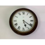 Smith Platform Movement Wall Clock - 30cm Dial - Dated 1942 - Running