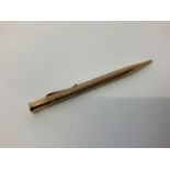 9ct Gold Propelling Pencil - The Mascot - 27gms