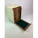 Art Deco Collectors Cabinet - Reg No. 813350 - 42cm H