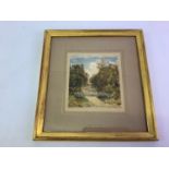 Framed Watercolour - Thomas Collier 1886