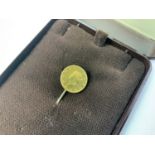 United States Gold Dollar Coin Mounted on Pin