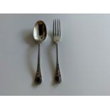 Silver Spoon and Fork