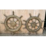 2x Wall Hanging Cartwheels - 62cm Diameter