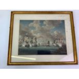 Victorian Print Depicting the Battle of Trafalgar, HMS Victory in Battle - Print Size 55.5cm x 42cm