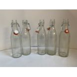 5x Stoppered Bottles