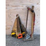 Old Saws and Pick Axe