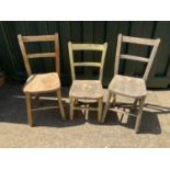Three Childs Chairs