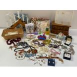 Jewellery Boxes, Costume Jewellery, Wardrobe Sachets etc