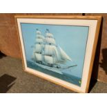 Framed Ship Print