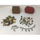 Military Buttons, Cufflinks and Studs etc