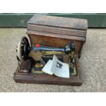 Cased Singer Sewing Machine