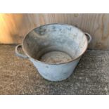 Galvanised Pot