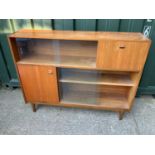 Retro Glazed Bookcase - W122cm x H96cm