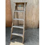 Wooden Folding Step Ladder