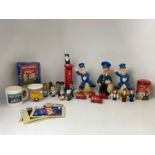 Postman Pat Only Fools and Horses Dr Who Memorabilia etc