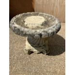 Concrete Garden Bird Bath