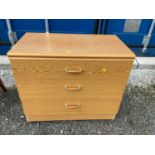 Modern Chest of Three Drawers