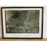 Framed Print - Phoenix at a Fire Over a Hundred Years Ago
