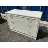 Modern Three Drawer Chest of Drawers