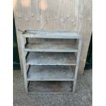 Aluminium Graduating Shelving