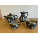 Wedgwood Teapot, Sugar Bowl, Milk Jug and Coffee Pot