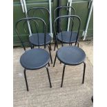 Metal Tubular Cafe Chairs