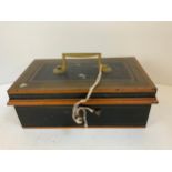 Metal Cash Box and Key