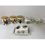 Portmeirion Storage Jars, Cheese/Butter Dish etc