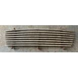 Vintage Aluminium Radiator Grill - 90cm at Widest Point