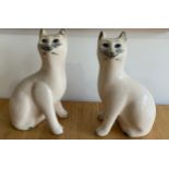 Pair of Wemyss Cats