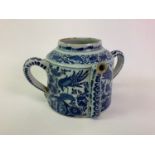 English 18th Century Delftware Posset Pot C1730 London or Bristol