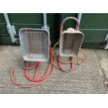2x Vintage Gas Heaters