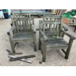 Teak Garden Table and Chairs for Repair