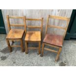 3x Child's Chairs