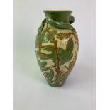 CH Brannam Barnstaple North Devon Slipware Art Pottery Vase Signed JD 1896 for James Dudeny - 38cm