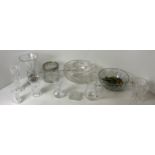 Glassware - Bowls, Vases and Marbles etc