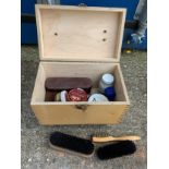 Shoe Cleaning Box and Contents