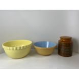 Mixing Bowls and Hornsea Storage Jar