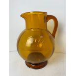 Coloured Glass Jug - 29cm