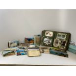 Album with Large Collection of Postcards and Other Postcards