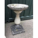 Stone Bird Bath