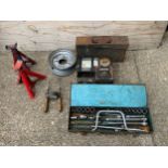 Axle Stands, Coin Meter and Socket Set etc