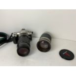 Minolta 505si Super Camera and Vivitar Lens