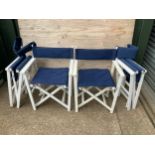 4x Folding Directors Chairs