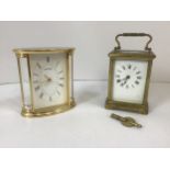 Carriage Clocks - One with Key