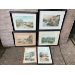 Framed Watercolours - Signed Will James
