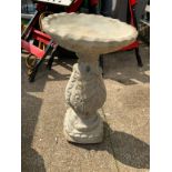 Concrete Bird Bath