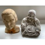 Buddha Ornament and Bust